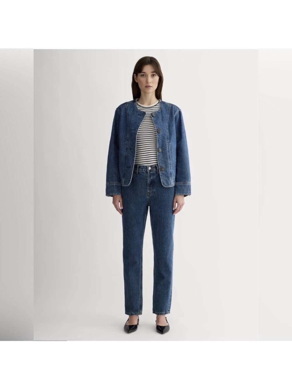 Everlane 90's cheeky jean 100% organic cotton size 25 regular